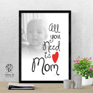 personlig-print-all-you-need-is-mom-eget-foto