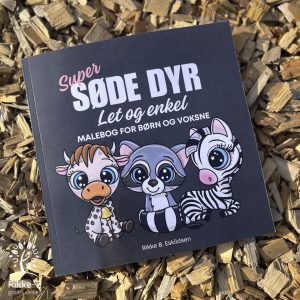 Søde dyr: Let og enkel malebog for børn og voksne